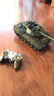 立成丰（LCF）遥控坦克玩具模型车可发射履带式合金对战军事越野男孩节日礼物 德国豹2A6【金属履带款】 实拍图