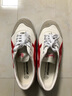 回力慢跑鞋 男女情侣鞋低帮系带牛筋底防滑透气田径跑步鞋夜跑鞋WL-27 27A白红 44 尺码标准 实拍图
