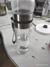 明而雅 茶水分离杯泡茶杯便携过滤杯子个人专用神器双层玻璃水杯男 钢本色450ml【加购提前发货】 实拍图
