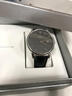 柏曼（BORMAN）德国认证男士机械表全自动皮带手表男防水休闲商务多功能腕表3817 银壳黑面黑皮【真皮表带】 实拍图