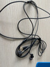 北极鸟电脑耳机入耳式双插头2.5米长线 笔记本台式游戏吃鸡cf电竞网吧主播带麦克风话筒LOL办公学习耳麦 黑色丨双插头2.5米丨电脑专用 实拍图
