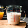 普瑞凯特（Perstlye）热奶杯微波烤箱电陶炉专用带盖家用厨房烘焙刻度耐热玻璃量杯 实拍图