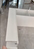 爱儿舒（LOVSSU）客厅玄关柜家用屏风隔断墙落地北欧轻奢小户型入户门厅铁艺靠墙架 长120宽30cm暖白+黑管（含9根） 实拍图