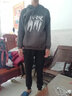 声猴秋冬季连帽卫衣男加绒加厚韩版大码胖子百搭宽松潮流灰色卫衣潮牌 深灰色连帽 XL 115斤-130斤 实拍图