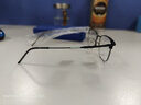 依视路（ESSILOR） 新款商务男镜架时尚潮流镜框女配依视路镜片近视定制眼镜 来架加工 现片2片装 镜框+依视路膜岩非球面1.56现片 实拍图