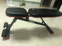 多德士（DDS）仰卧板仰卧起坐健身器材家用多功能卧推凳哑铃凳健腹肌板健身椅 经典黑红 实拍图