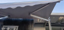 都格（Duge） 遮阳棚折叠伸缩式手摇雨棚电动收缩遮阳蓬阳台户外屋檐篷遮阳伞 长2米*伸缩1.5米 实拍图