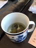 富丽元景德镇陶瓷茶杯带盖办公会议杯子青花瓷泡茶水杯logo定制刻字 釉下牡丹 420ml 1只 实拍图
