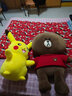 筱星晴皮卡丘公仔毛绒玩具玩偶布娃娃睡觉抱枕六一儿童节送女友老婆礼物 普通皮卡丘 70厘米（+海豚挂件） 实拍图