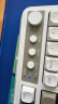 狼蛛（AULA）S99无线蓝牙有线三模键盘机械手感RGB背光拼色静音键盘鼠标耳机套装mac电脑键盘 复古灰【三模/RGB】 实拍图