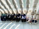 Onitsuka Tiger鬼塚虎男女一脚蹬懒人鞋帆布休闲鞋MEXICO 66™ SLIP-ON 1183A360 深蓝色 43.5 实拍图