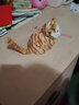 亦趣仿真猫玩偶会叫小猫咪毛绒玩具摆件可爱猫咪公仔儿童生日新年礼物 橘花会叫猫咪+领结 实拍图