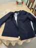 九牧王商务行政夹克男外套2025春秋季干部休闲易打理防风高端男装官方 藏青+修身版+翻领 170/92A(48) 实拍图