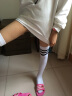 浪莎长筒袜女过膝长袜子学院风可爱薄款学生高筒袜 白色 1条 均码 实拍图