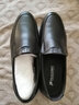 保罗.盖帝（PIO Cart）软皮鞋男士商务休闲鞋真皮透气懒人一脚蹬鞋软底豆豆鞋男 黑色 42 实拍图