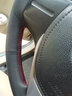 适用于丰田凯美瑞方向盘套手缝真皮卡罗拉雷凌RAV4荣放亚洲龙威兰达威驰汉兰达锐志致炫汽车把套四季通用 黑皮经典普通款 实拍图