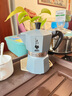 比乐蒂（Bialetti） Bialetti比乐蒂摩卡壶咖啡壶意大利进口家用意式经典单阀八角壶 限量蓝灰色3杯份 实拍图
