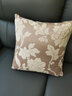 思篇欧式奢华提花沙发抱枕加厚布艺客厅靠垫套大号床头靠背办公室腰枕 米色牡丹(雪尼尔提花) 50*50cm抱枕套+枕芯 实拍图