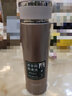 象印（ZO JIRUSHI） 保温杯304不锈钢真空保温保冷杯带滤网泡茶水杯子JTE JTE46-PX香槟色（460ml） 实拍图