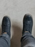 北柘男鞋春秋季男士休闲皮鞋百搭高帮板鞋男鞋子男运动潮鞋 黑棕（加绒款）-Y771M 44 实拍图