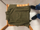 纯一良品（CUNYI）童装男童高领打底衫儿童长袖T恤中大童女童打底衣宝宝上衣秋冬装 橄榄绿 120 cm 实拍图