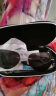 雷派龙偏光变色太阳镜男士墨镜无框超轻记忆钛日夜两用司机开车专用眼镜 银腿+黑灰片（95%客户的选择） 实拍图