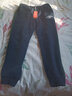稻草人运动裤男春秋款弹力宽松大码休闲裤小脚卫裤男跑步裤子 藏青(加绒加厚)WK016-212 2XL (建议155-165斤) 实拍图