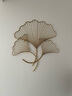 佐森 银杏叶金属墙饰挂件壁饰沙发背景墙面装饰品室内客厅卧室中式铁艺创意家居 银杏叶小号【不锈钢升级款】香槟金色（0.66米款） 实拍图