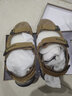 骆驼（CAMEL）魔术贴沙滩户外徒步登山男士休闲凉鞋 GE12220536 驼色 38 实拍图