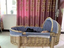 森必居（SENBIJU）藤编婴儿床新生儿摇篮便携手提篮车载安抚睡篮宝宝床摇篮摇窝 实拍图
