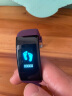 松米（SONGMI） 智能手环运动防水男女腕表血压心率睡眠监测多功能计步器适用苹果华为ov小米 紫色彩屏版 实拍图