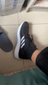 阿迪达斯（adidas）男鞋跑步鞋 25冬新款运动鞋缓震防滑慢跑鞋网面透气低帮休闲鞋子 经典黑白/DURAMO 10【主推款】 45 码(内长280mm) 实拍图