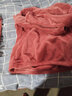 怡淑涵毛毛绒睡衣女士加绒加厚保暖秋冬天初中学生仙女暖暖裤女冬季珊瑚绒家居裤睡裤外穿休闲懒懒裤宽松暖暖 【套装】蜜酱红 大码(建议120-160斤) 实拍图