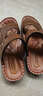尊尼威龙凉鞋男休闲两用凉拖鞋男防滑防水沙滩鞋男夏季开车拖鞋男 88500棕色 41 实拍图