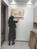 顺吉祥利 猫咪电表箱装饰画遮挡配电箱电闸盒开箱多媒体挂画开关餐厅壁画 B8017平安喜乐寓意 50*40cm(遮挡40*30)掀盖黑框 实拍图