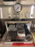 德龙（Delonghi）咖啡机 半自动咖啡机 意式家用 泵压萃取 一体式感应研磨 手动奶泡 小巧机身 EC9155 白色 晒单实拍图