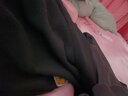 星宿摇裤子男冬季加绒加厚大码潮牌哈伦秋冬束脚裤男冬天休闲牛仔裤男士 8870加绒灰色+8870加绒黑色 3XL 实拍图