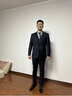 渊捷 （上门量体）（量身定做）手工量身定做男西服套装定制休闲羊毛西装订做结婚礼服商务工作服 藏青色 支持免费修改 实拍图
