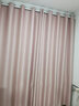 梦达莱全遮光窗帘成品免打孔安装罗马杆一整套卧室定制客厅防风保暖遮阳 浅粉色（遮光85%）成品速发 适用宽2.1-2.6米【窗帘高2.5米】 实拍图