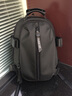 派保爵男包双肩包男士背包休闲旅行包潮流初中学生书包15.6英寸电脑包 PBJ3013A 黑色 实拍图