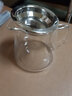盛公满 玻璃公道杯耐热功夫茶具公杯堂茶海分茶器茶道配件功夫茶具茶漏 550ml大直+不锈钢茶漏 实拍图