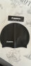 川崎(KAWASAKI)泳帽防水时尚纯色舒适不勒头游泳帽男女硅胶游泳帽 SC-001(加大) 黑色 实拍图