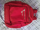 磁点牛津布双肩包女韩版休闲百搭大容量轻便防水学生旅行减压背包女包 红色 实拍图
