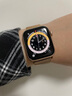 卡伦顿 苹果手表表带apple watch s9表带iwatch s10 se 8钨钢表链不锈钢磁吸Ultra2腕带男女款 米兰尼斯【琥珀金】钨钢原装定制 苹果手表42/44/45mm表盘适用 实拍图