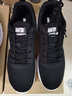安踏男鞋运动鞋男秋冬季新款软底皮面防水休闲鞋黑色运动跑步鞋子男 (秋季厚网面)5525黑/安踏白 40.5 （脚长25cm） 实拍图