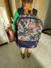 卡拉羊新品可爱女护背减负书包小学生1-2-3年级男双肩书包轻便防泼水潮 深灰霸王龙 实拍图