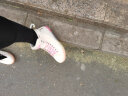 ASICS亚瑟士 DOUBLE CLUTCH女鞋运动复古高帮休闲鞋1202A079 奶白色 36 实拍图
