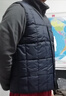 zoomell羽绒马甲男士衣服外套冬季修身潮流保暖加厚背心无袖上衣坎肩男装 黑色 XL建议130-150斤 实拍图