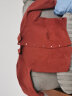 衣典零一（LEDIALYI）2024春秋季女装新款时尚洋气休闲宽松中年外套女短款风衣夹克上衣 橘红色 L（推荐115-130斤） 晒单实拍图