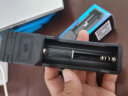 神火（SupFire）AB1 18650锂电池 神火强光手电筒专用充电锂电池适用3.7V-4.2V 1节蓝灰电池1500mAh+单槽充 实拍图